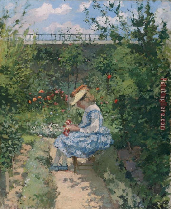 Camille Pissarro Jeanne in the Garden